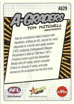 2018 Select Footy Stars - A-Graders #AG29 Tom Mitchell Back